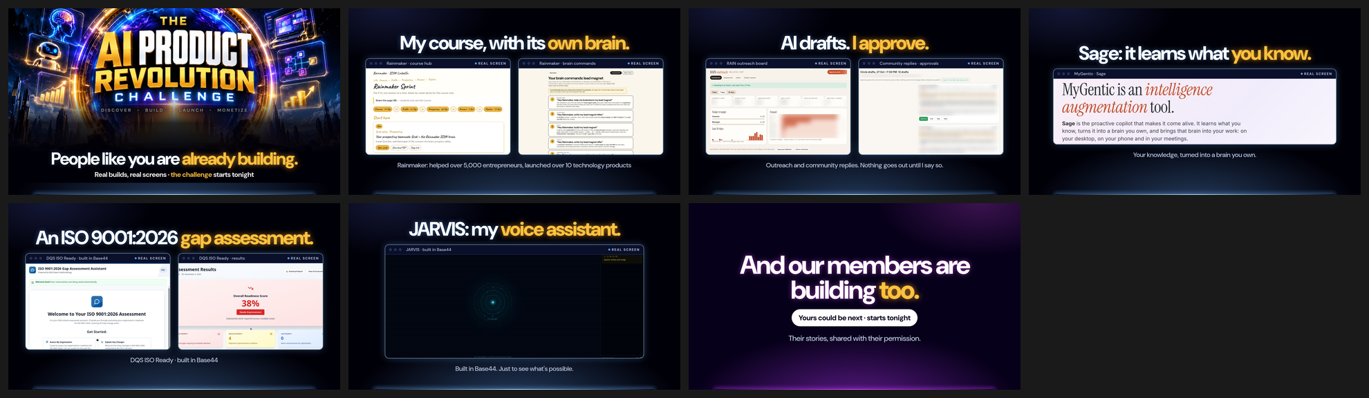 All slides of People like you are already building